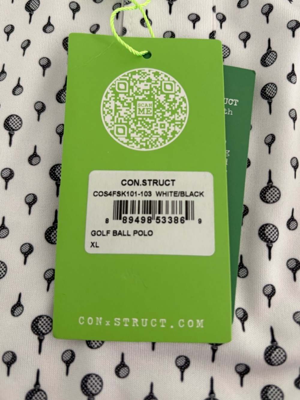 NWT Con.Struct Performance Golf Polo - Picture 9 of 9